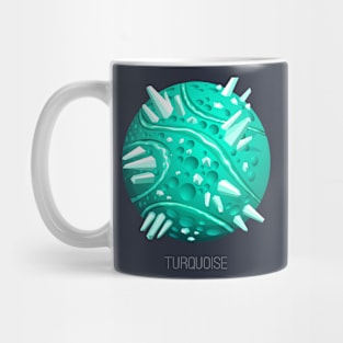 Turquoise Planet Mug